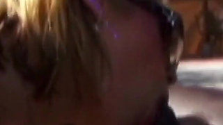 Blondes in Black Scene-1 Busty Blonde in Bikini Fucking in the Pool in Interracial Sex
