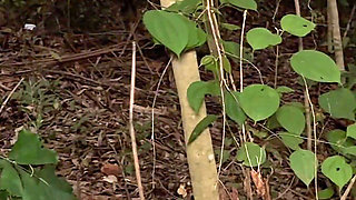 We Meet a Horny Hiker Lost in the Woods and Give Her Double Helping of Cock