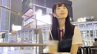 Skinny Japanese Teen Fingered and Fucked