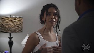 April Olsen - stepdad fucks daughter in the morning