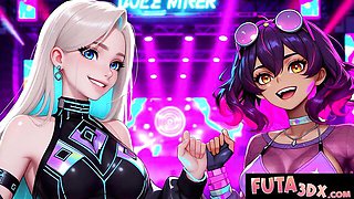 Blowjob sex with ravishing date from Futa3DX