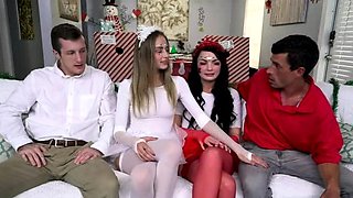 lets swap our cute daughter during christmas