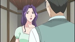 Naughty anime chick gets her mouth stuffed with a hard dong