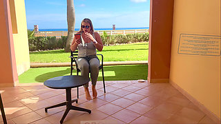 Locked on the Balcony - Desperate Piss in My Jeans