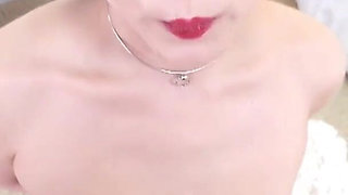Sweet Persain teen Audrey Noir POV no hands bj cum swallow