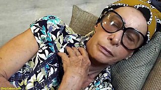 Tattooed Granny Takes Huge Black Cock In Anal Ass Fuck