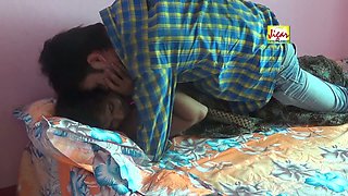 Beautiful dark skin Indian hottie wants romance with her boyfriend