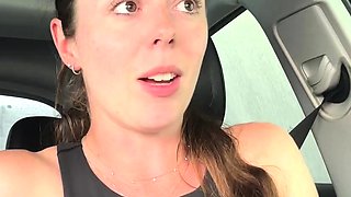 Having A Mind Blowing Orgasm In The CAR WASH