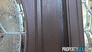 Naughty housewife Desiree Dulce trades listing for hard fuck & facial cumshot