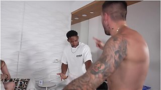 Rauls Bud, Jesus Reyes And Luna Black X In I Caught My Wife And Her Ebony Friend With A Guy And We Destroyed Her Ass With A Dp Between The Two Of Us