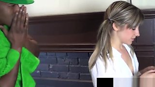 Naughty SchoolGirl Jayla Diamond Wrecked By BBC Rome Major!