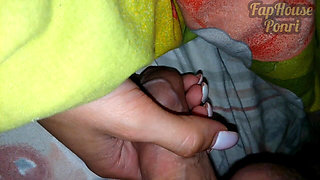 Cummed in Stepsister's Palm