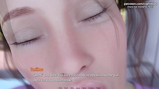 Cheating Wife Stepaunt with a Big Fat Ass Sloppy Blowjob for Stepnephew While Cuckold Husband Is in the Yard - Heart Problems