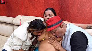 Indian Asian Stepfather Stepdaughter and Youngson Threesome Hardcore Indian Style Fucking Video