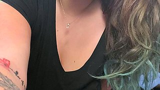 Great Big Boobs On Masturbating Redhead