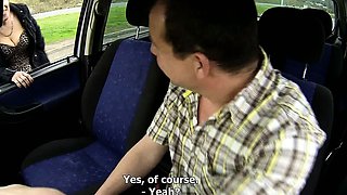 Czech MILF Hooker Fucked in Car