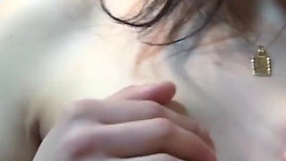 Sexy brunette teen is riding guy's cock at casting