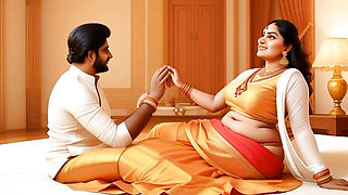 Cheating Stepsister fucked by a huge Indian Dick