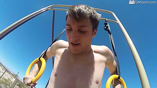 Dillon Diaz Pounds Harlen Radcliff in Intense Trainer Sex with Sloppy Blowjobs, Doggy Style S