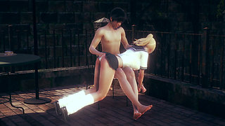 Japanese Blonde Jk Pounded Hard and Left Leaking
