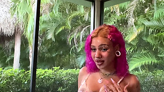 (Behind the Scenes) Petite Teen Bimbo Small Penis Humiliation Sph Laughing at Your Tiny Cock