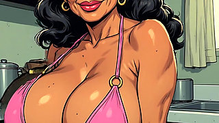 Bikini Old Babes 3D Ai Art