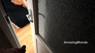 Stepson Caught Stepmom Masturbating and She Allowed Him to Cum on Her Body