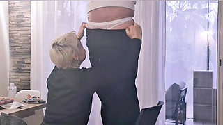 I seduce my stepson while he's at work and he fucks me like a real slut.