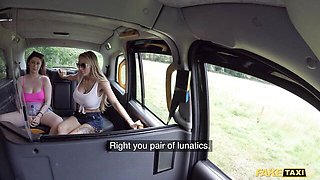 Salacious Stacey Saran and Princess Paris - welsh clip - Fake Taxi
