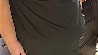I Am Gonna Show You My Big Fat Ass and Pussy Through Panty for You to Jerk off, Edge, and Try Not to Cum Challenge - Bust Nut
