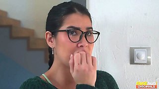 Creampie for college schoolgirl who has a spirit in her dormitory room - fakehub full episode