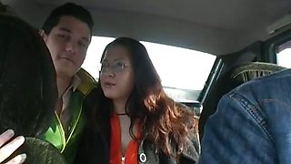 Taken into the mouth in the car in plain sight for 100 bucks