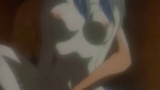 Romantic fucking session of hentai couple