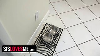 Sislovesme - troublesome babe willing to do anything just to let fortunate stud keep her secrets