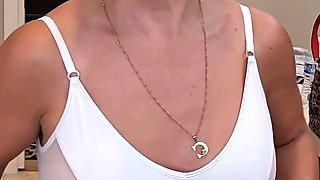 Hot brunette from squirt masturbating on webcam