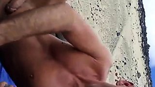 Spanish Beach Masturbation
