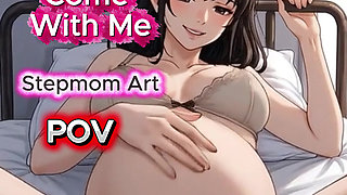 JOI Stepmom Warm juices flowing from pregnant woman - Come with me 100% You'll cum - Dirty Talk Active