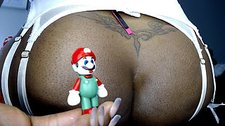 Tinnies Eat Double Penetration: Oily Anal.