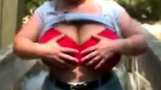 Big Boobs Cassandra Calogera cock tit wanking