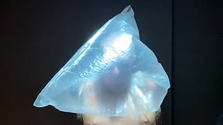 Dominatrix mistress April makes submissive smoke cigarettes in bondage