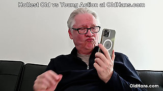 I don't Mind Fucking Old Guys! Samantha Sparkle at OldHans