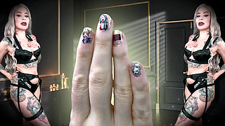 Ahegao Nails Cum Slut Training - JOI, CEI