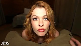 Best Friend's Daughter Soaking Wet At My Door - Amateur Redhead Submissive Roleplay