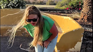 Peeing My Jeans While Walking Outside