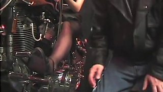 Sexy lactating babe riding a big cock