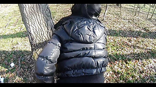 Almost Caught- Out-door Blow-job