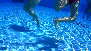 nice legs in the pool