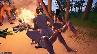 Futa COUGAR Fucky-fucky Island PMV