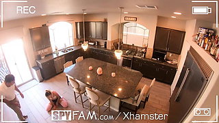 SPYFAM Step Dad Gives An Unexpected Orgasm