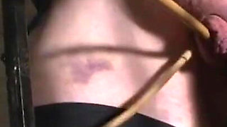 Dominating pussy plays in the cage